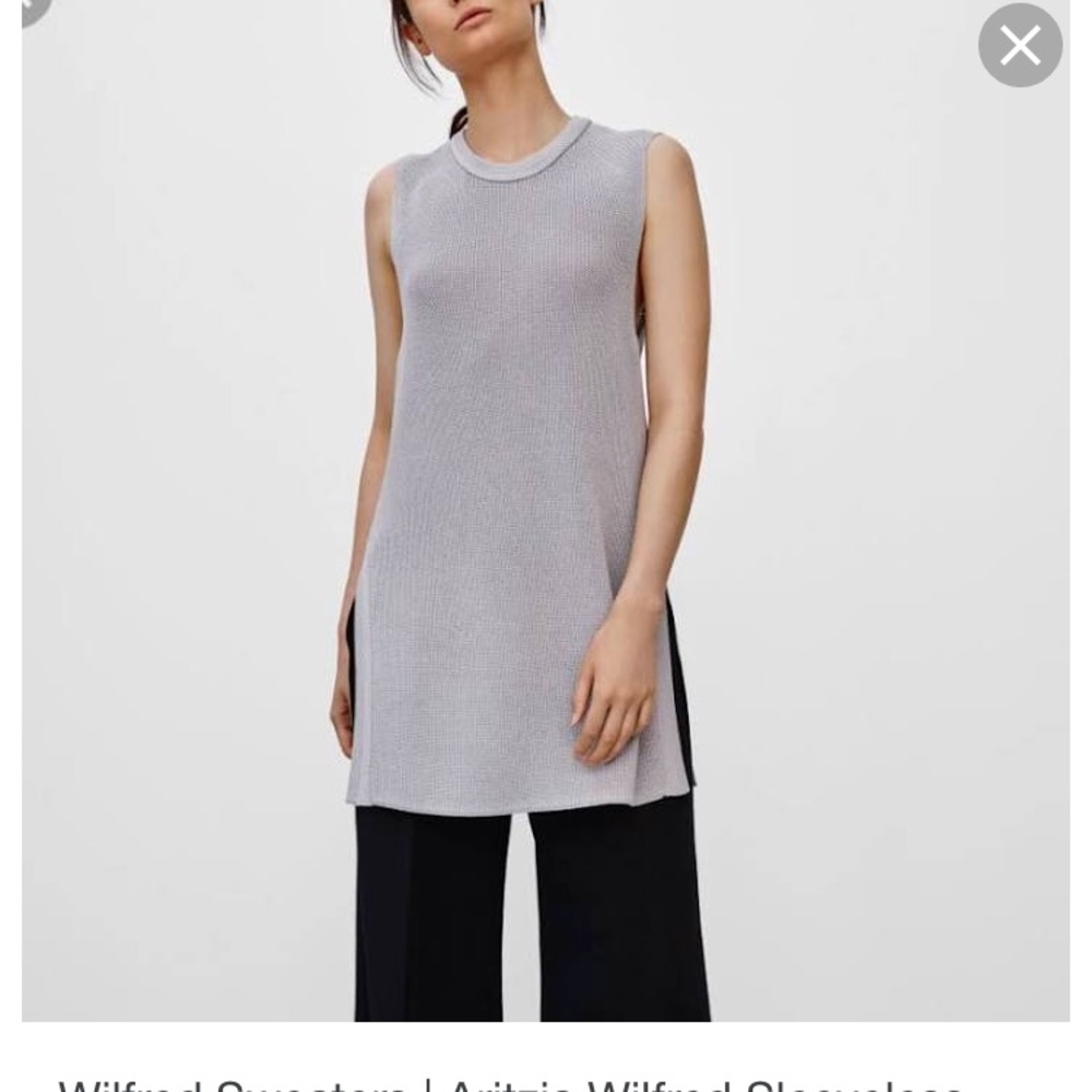 Black Babaton Sleeveless Sweater from Aritzia